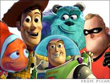 Die Pixar-Helden (C) Disney/Pixar